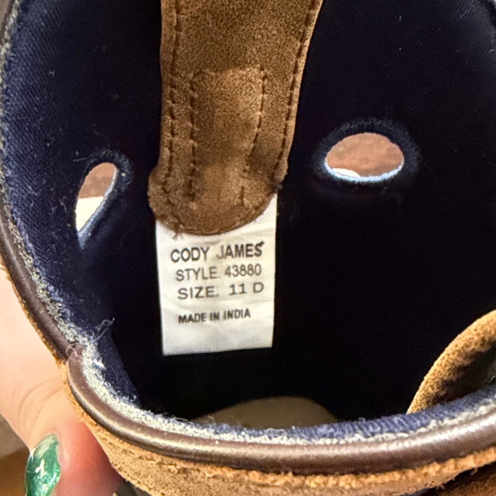 Cody James Boys USA Flag Cowboy Boots - Picture 3 of 7